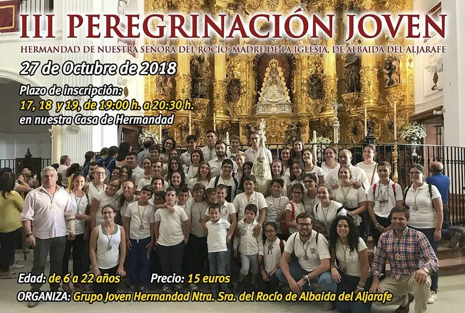 Albaida del Aljarafe peregrinacion rocio joven 2018
