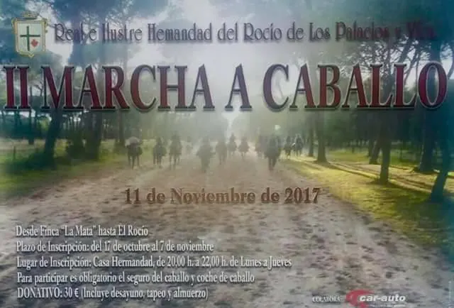 Los palacios a caballo al rocio