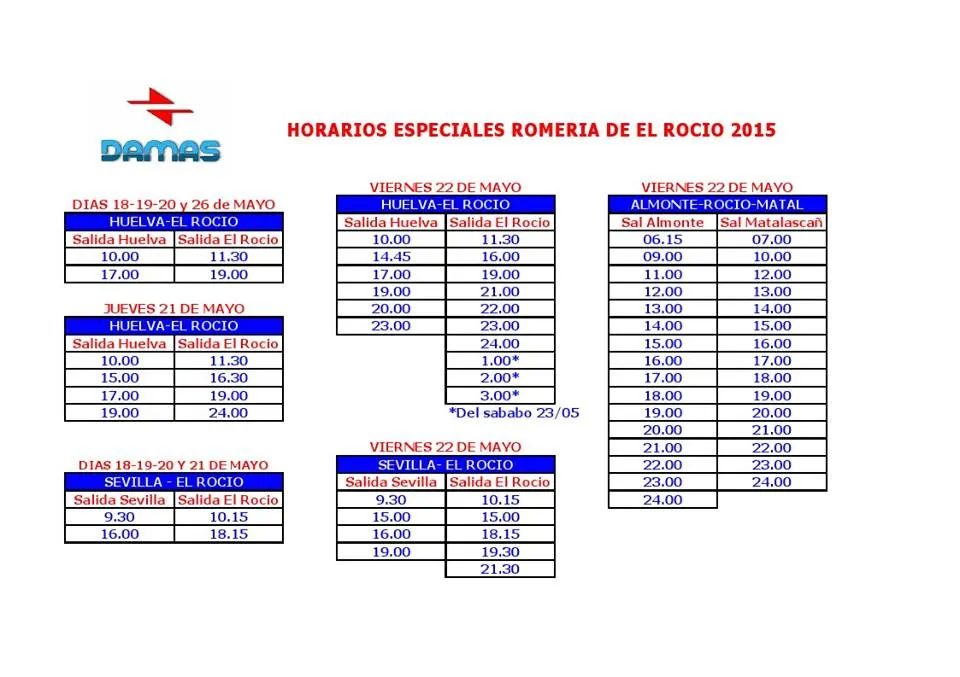 Horarios Damas 2015-1