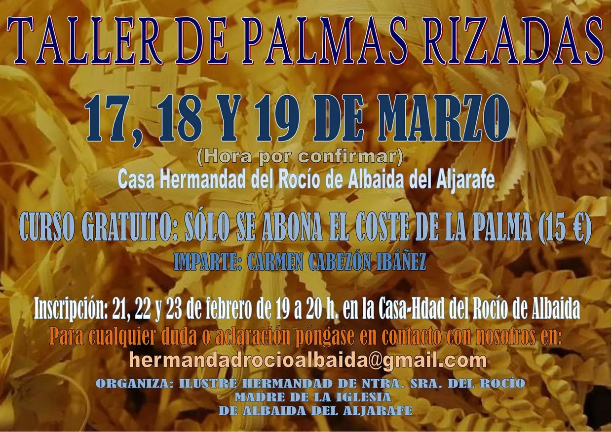 Albaida del Aljarafe palmas rizadas