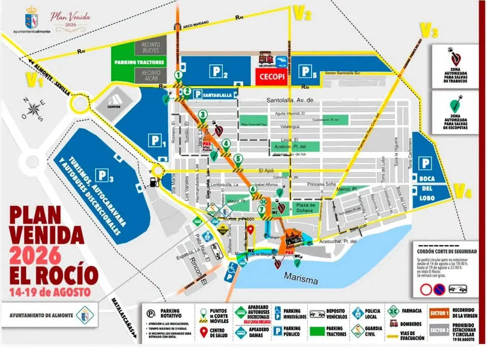 Plan venida 2026