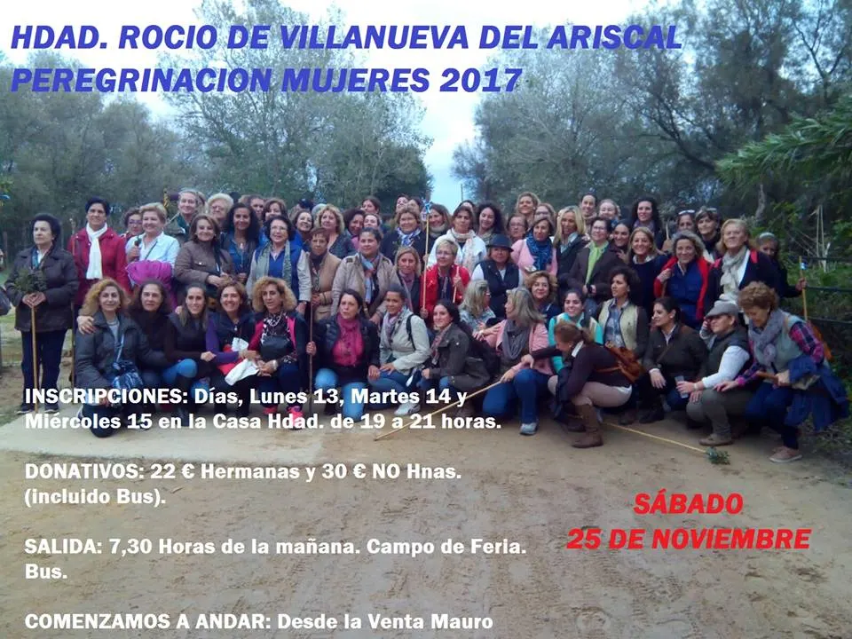 Villanueva del Ariscal peregrinacion mujeres 2017