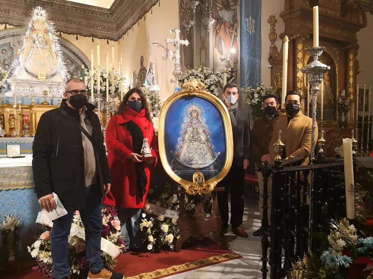 Cuadro de la Virgen del rocio