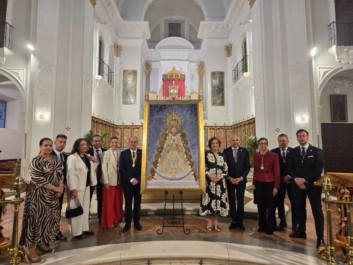 con la bendición de una obra dedicada a la Virgen del Rocío-3