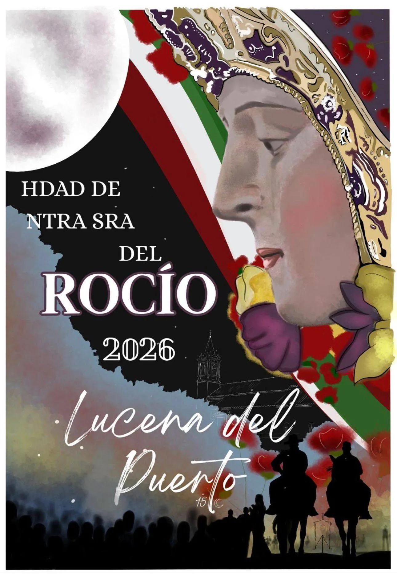 Carteles que dicen rocio Lucena del Puerto 2026-55