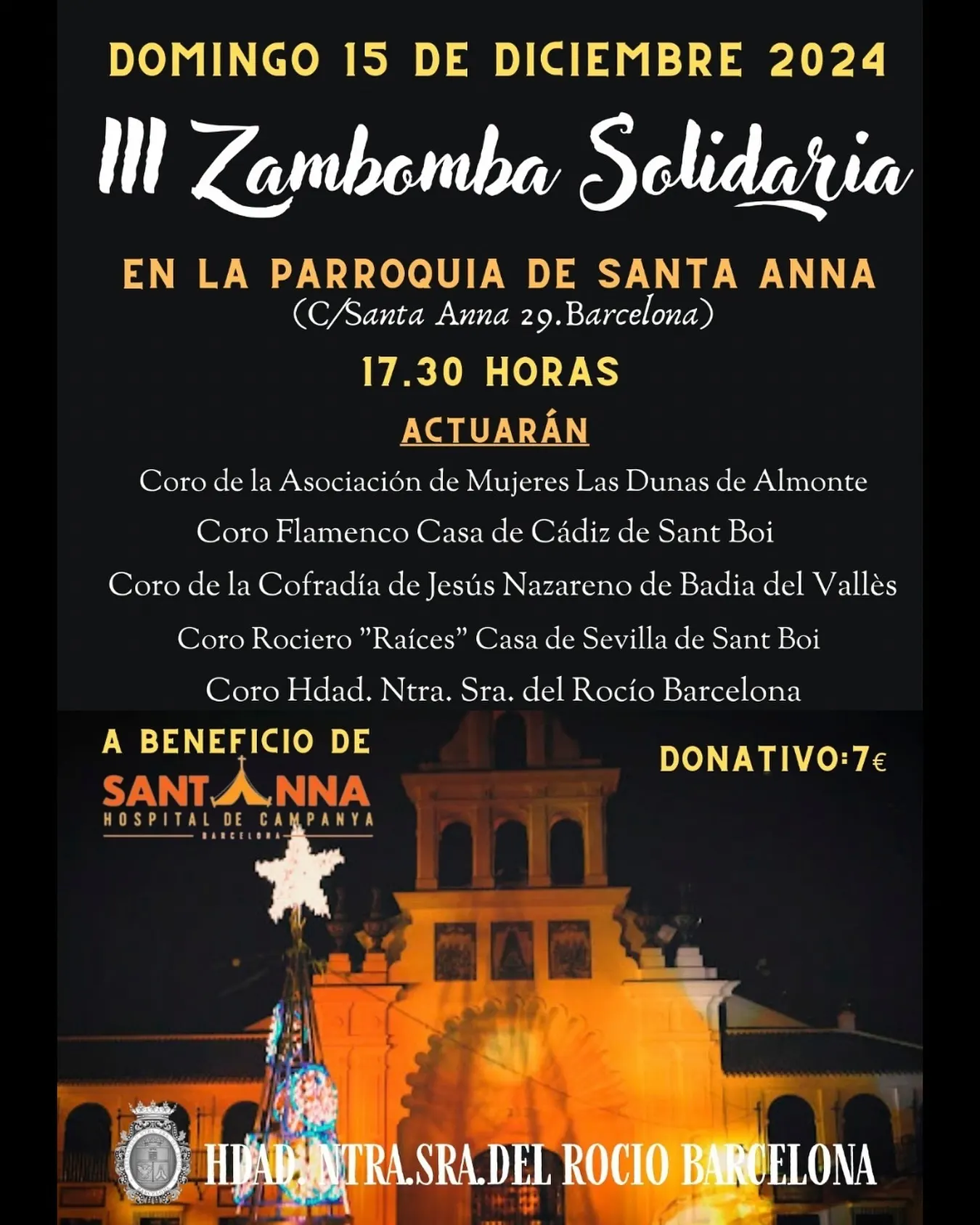 rocio navidad 2024 barcelona