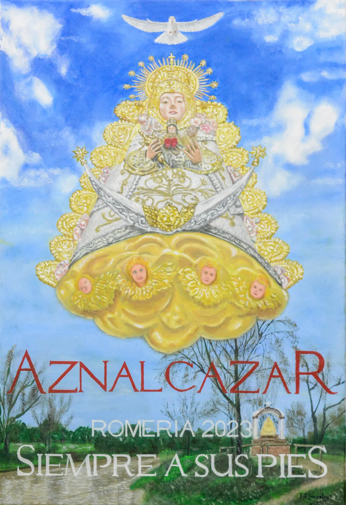 cartel rocio 2023-Aznalcazar