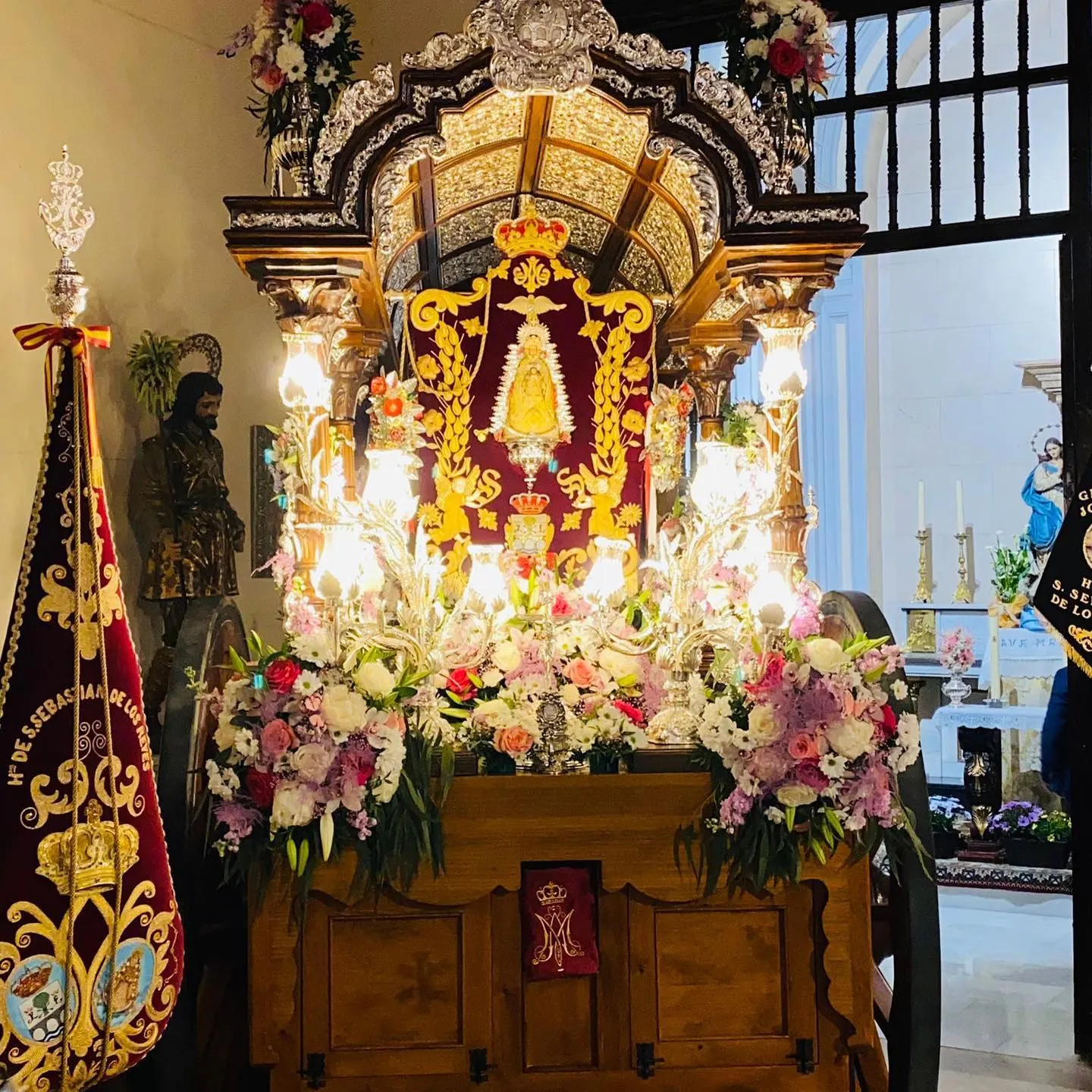 Altar rocio San Sebastian de los Reyes 2021