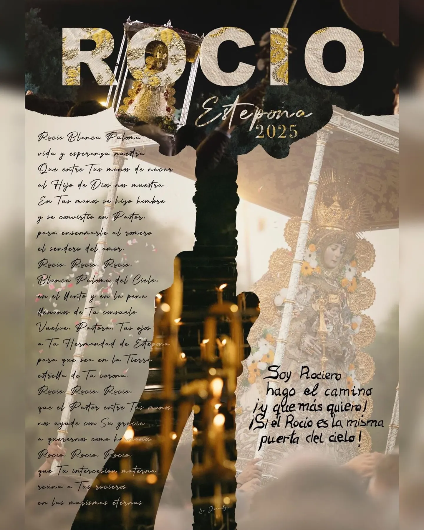 Cartel rocio 2025 Estepona