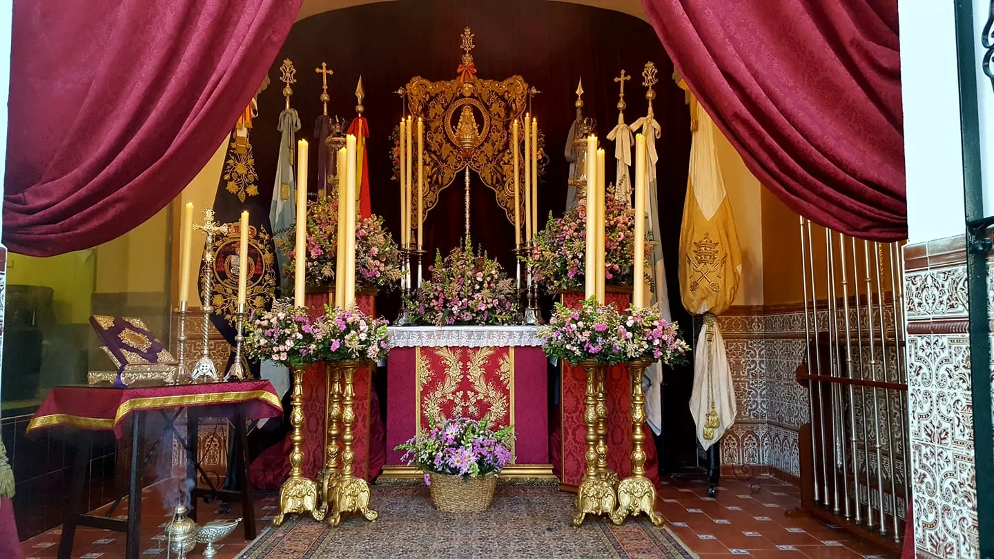 Jerez rocio peregrinacion altar-1