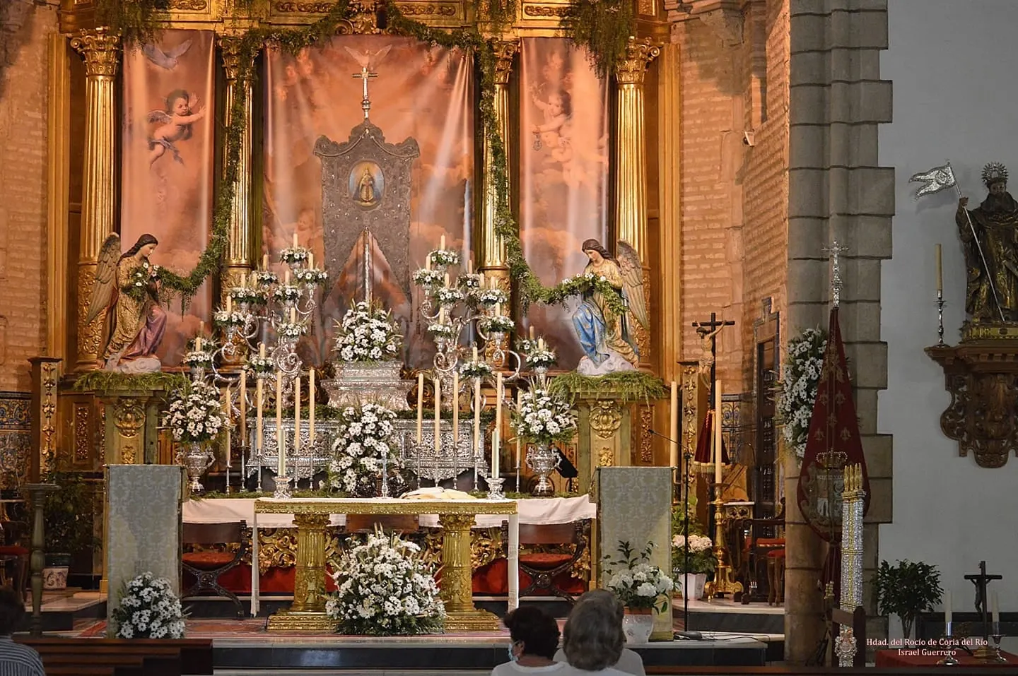 Rocio altar cultos Coria 2021