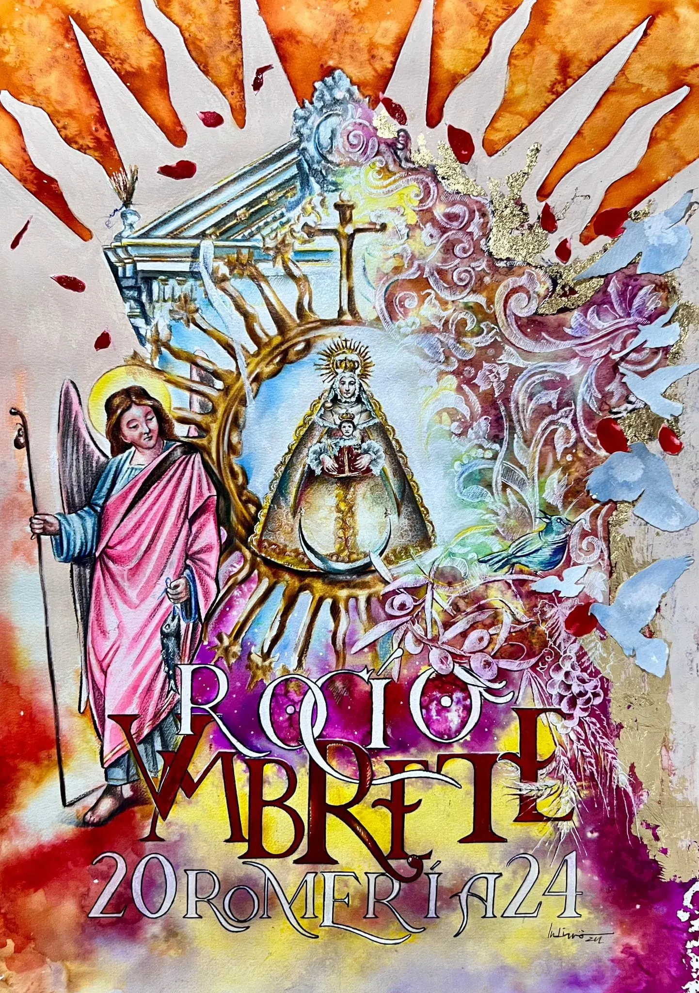 cartel rocio 2024 - Umbrete