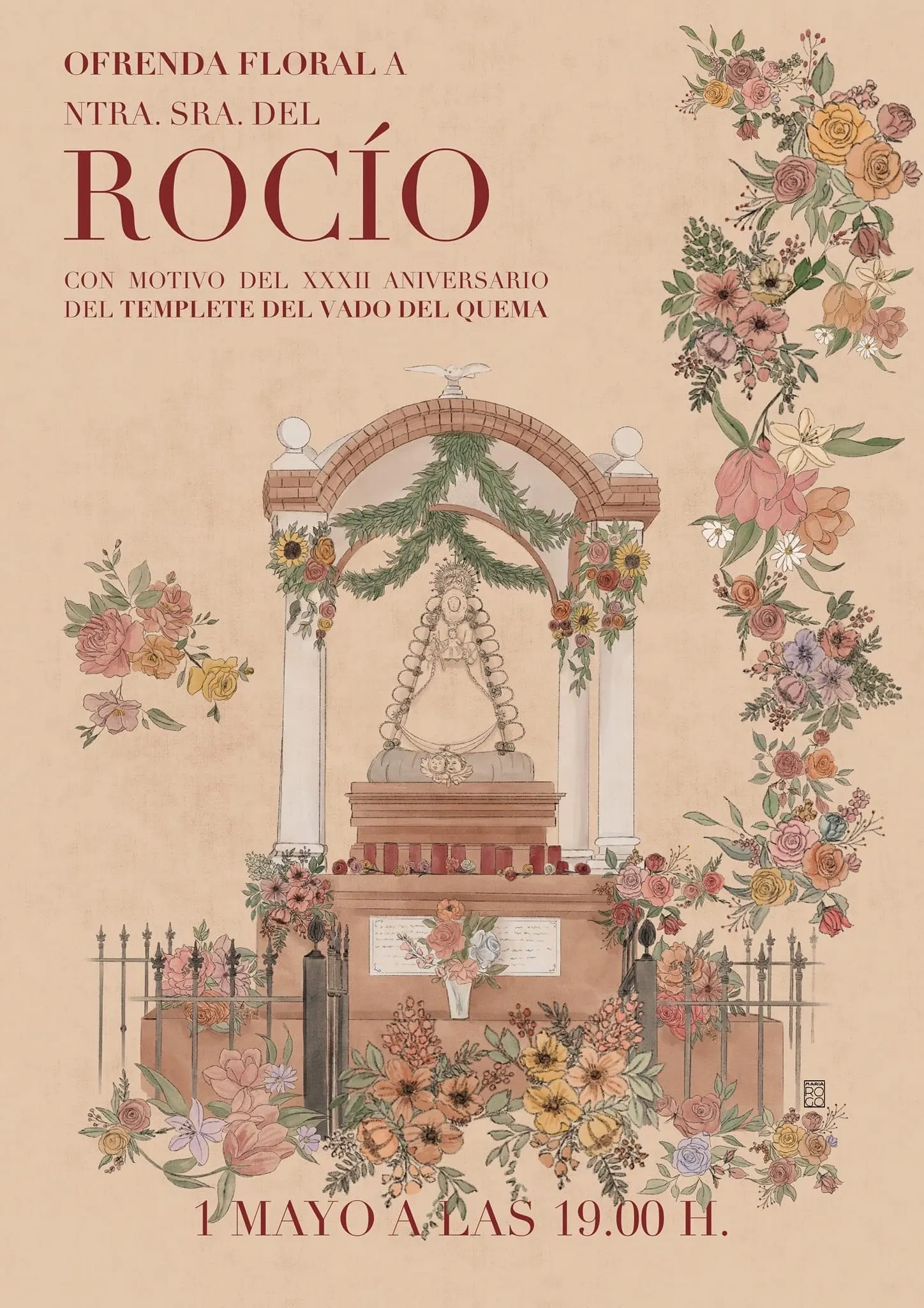 cartel rocio 2023 quema