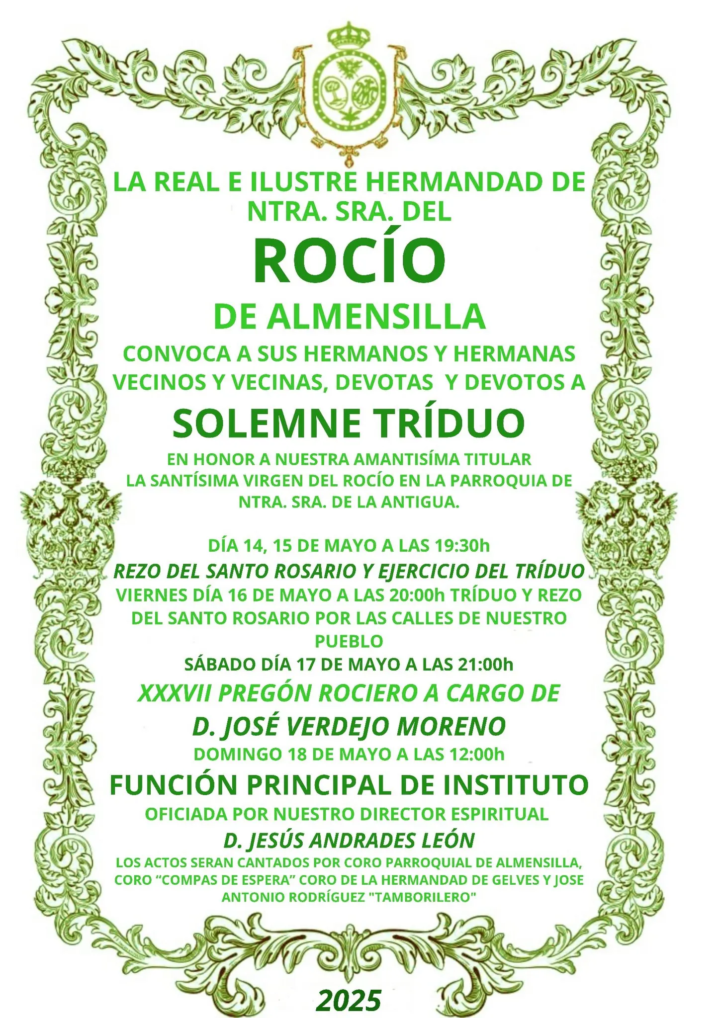 Actos Rocio 2025 Almensilla