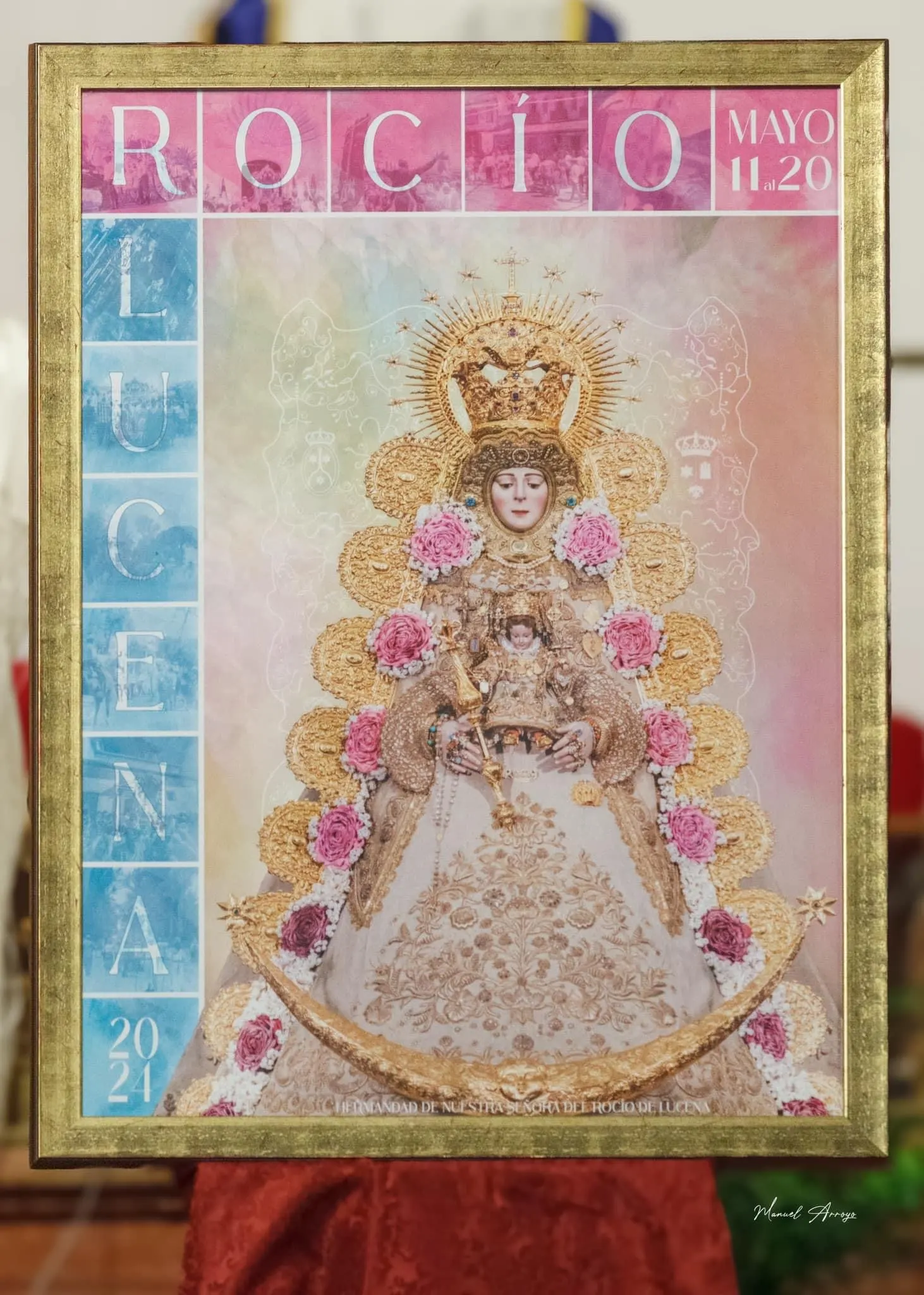 cartel rocio 2024 - Lucena