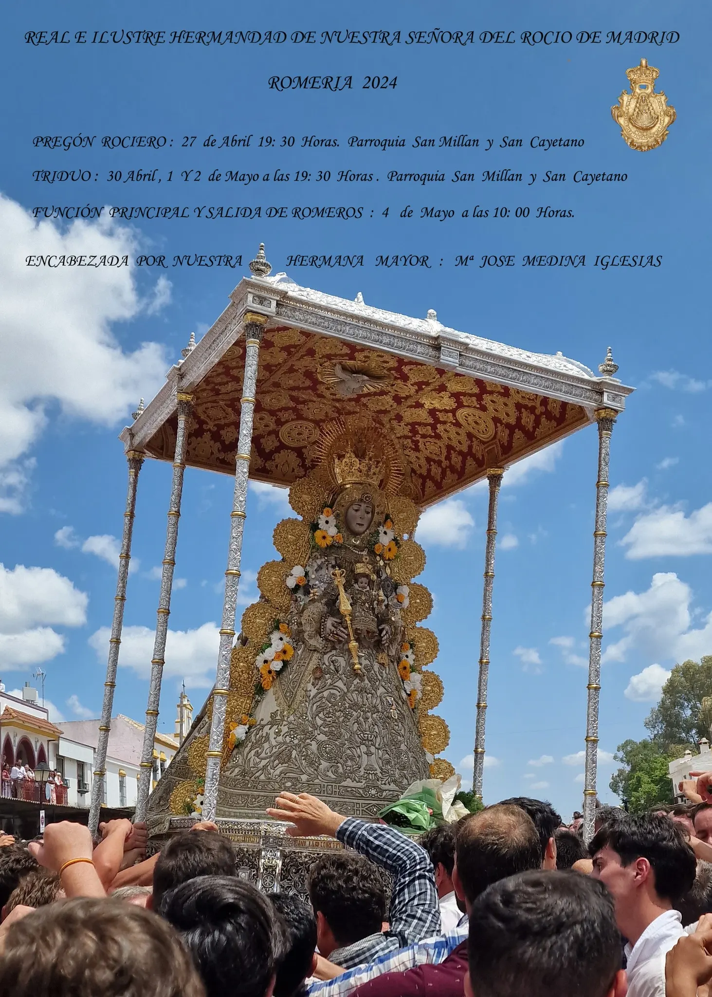 cartel rocio 2024 - Madrid