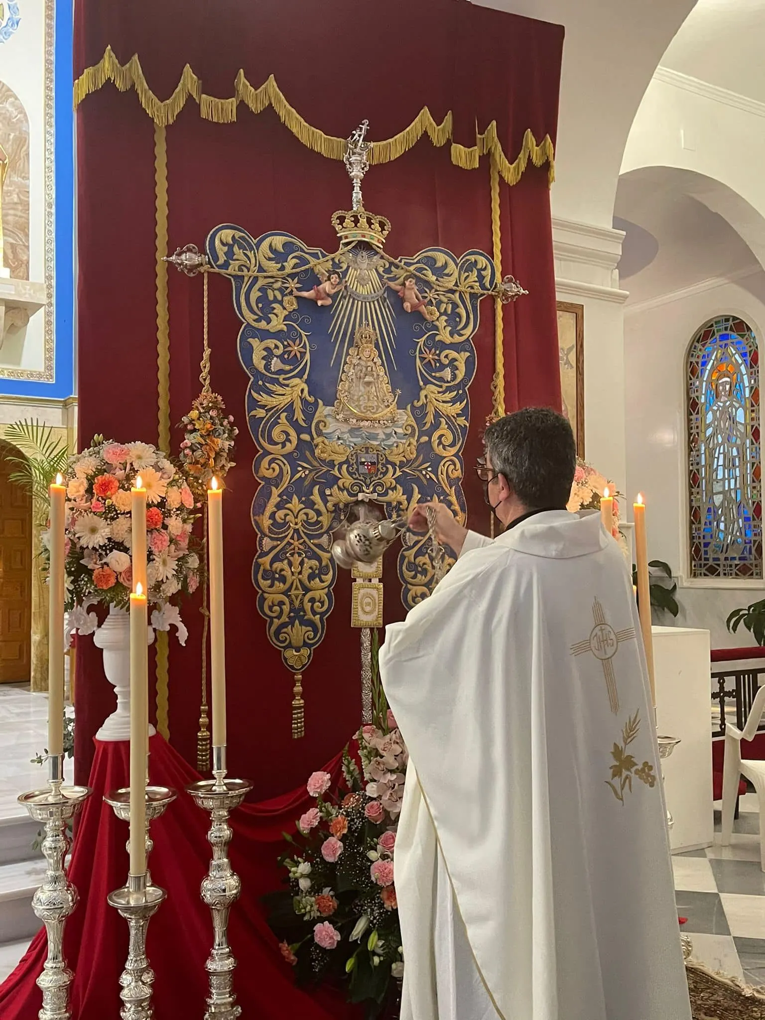 Rocio altar cultos Garrucha 2021