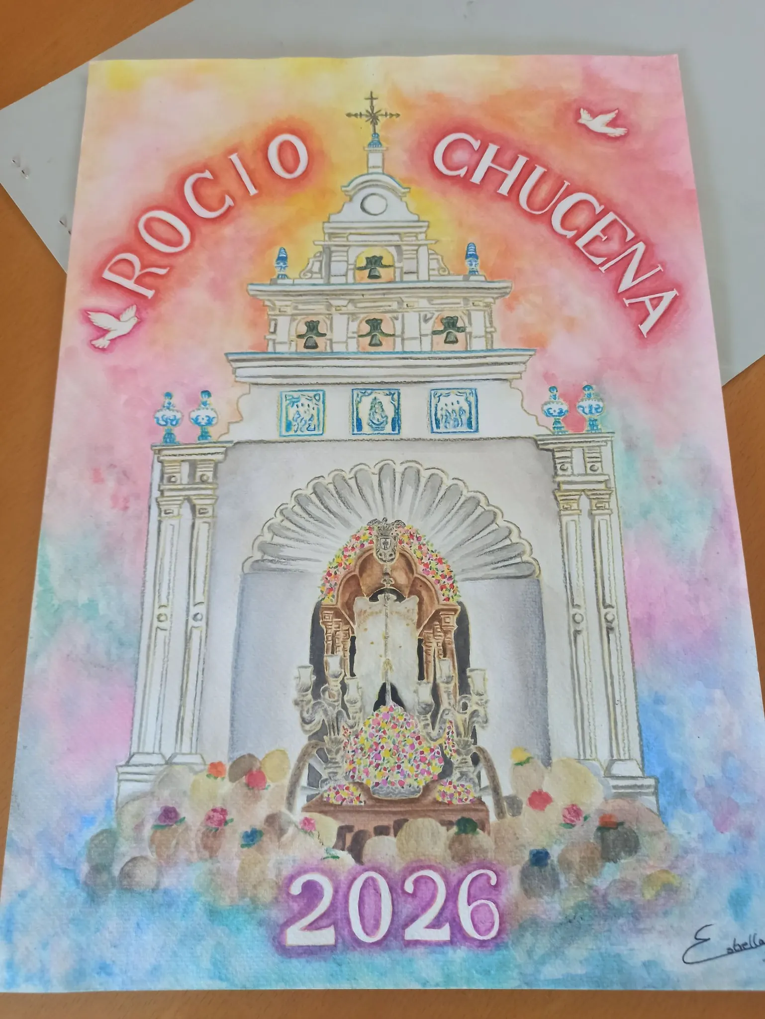 Carteles que dicen rocio Chucena 2026-9