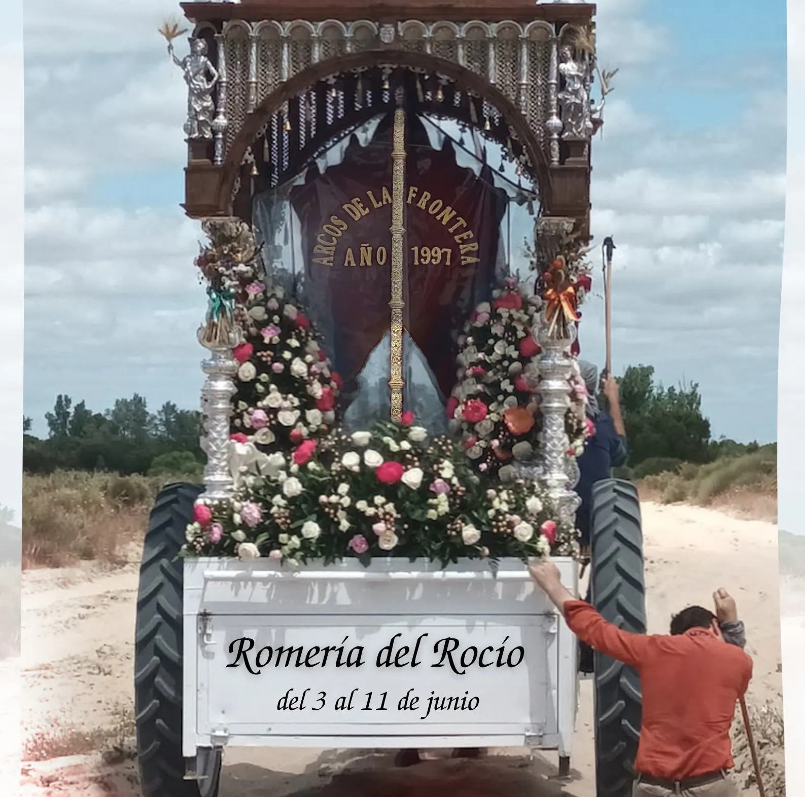 Cartel rocio 2025 Arcos de la Frontera