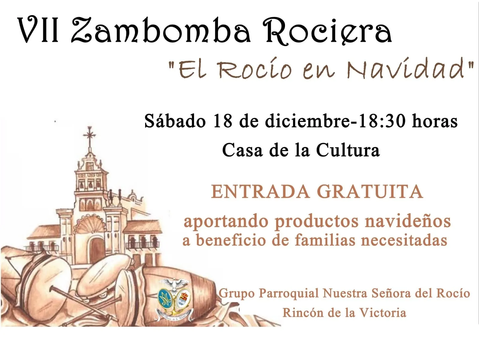 rocio rincon de la victoria zambomba rociera 2021