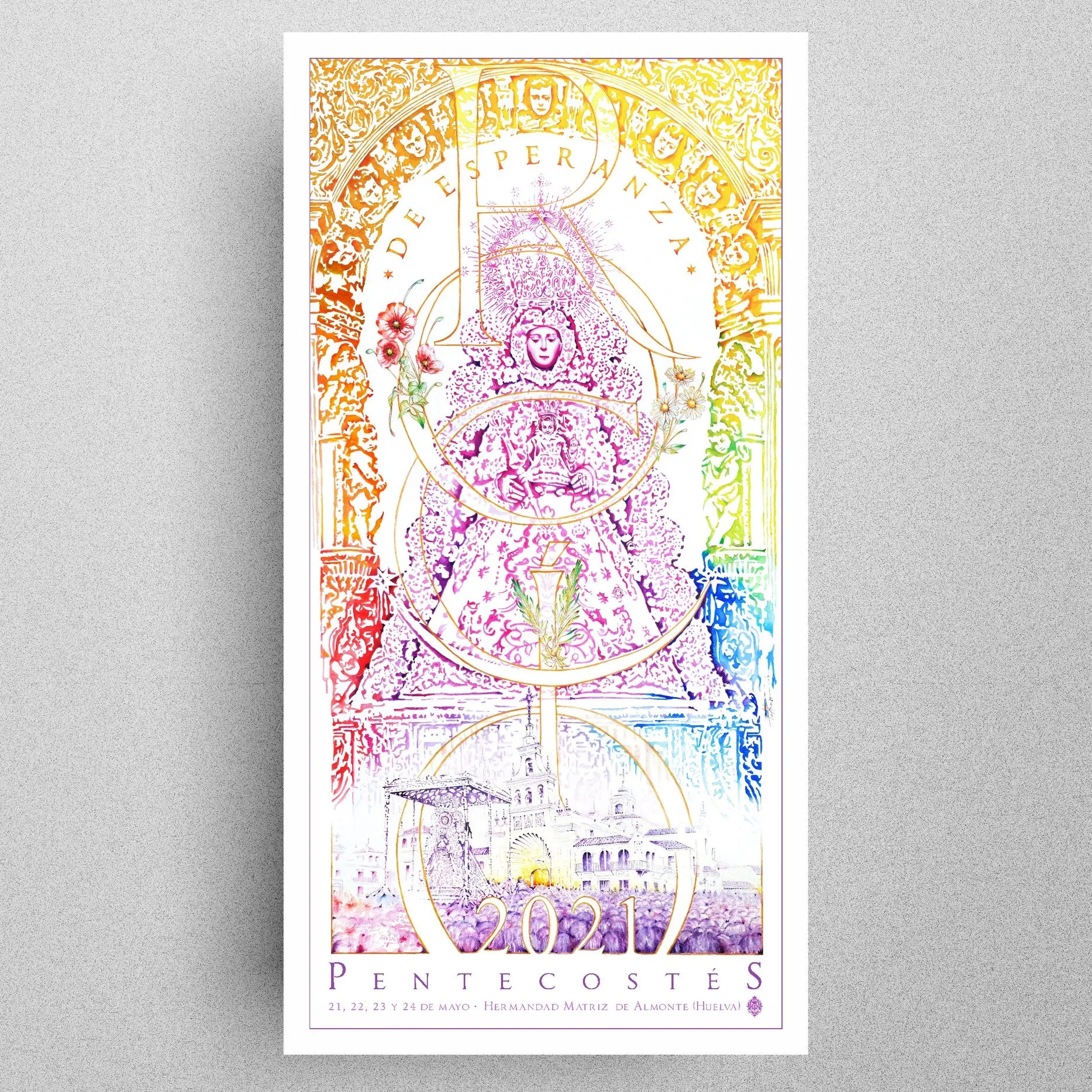 cartel rocio pentecostes 2021
