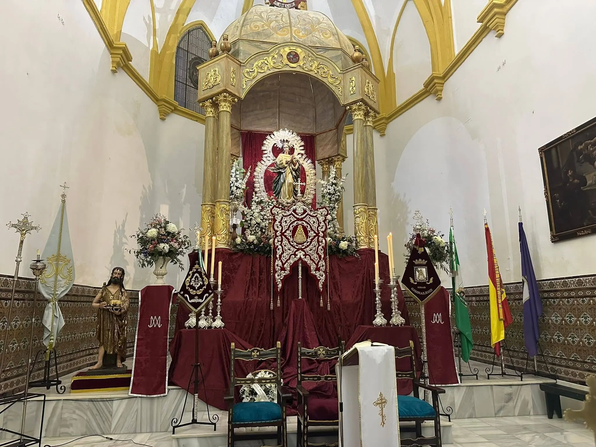 Altar de cultos rocio 2026-Gibraleon