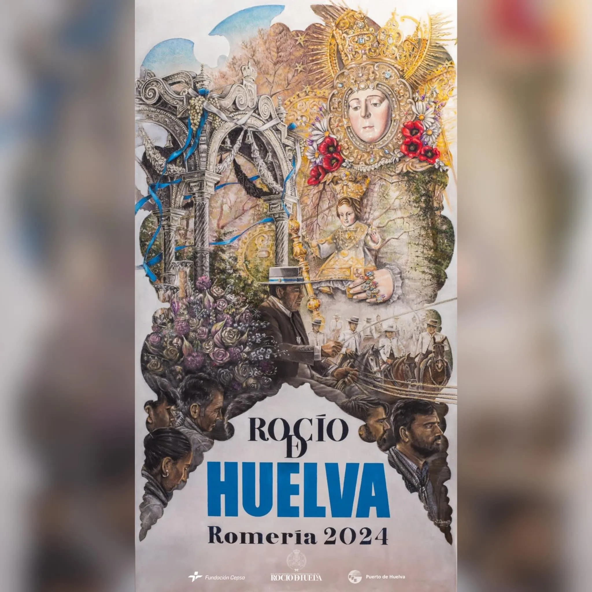 cartel rocio 2024 - Huelva