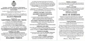 Olivares cultos rocio 2018