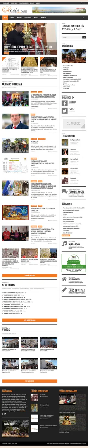 ROCIO.COM - Todo sobre El Rocio - (1996-2015)