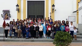 Las Cabezas peregrinacion jovenes