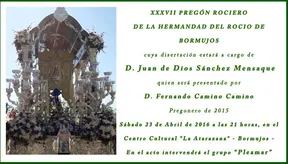 Bormujos pregon rocio2016