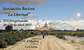 Cartel Peregrinación al Rocío Prisión Huelva 2015