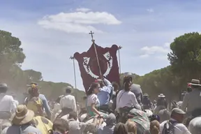 Momentos del Camino al Rocio 2019-Almonte-2