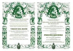 Escacena pregon y triduo 2017