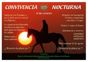 Dos hermanas convivencisa nocturna 2018
