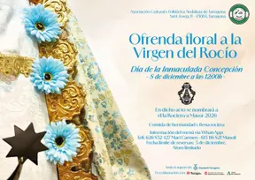cartel inmaculada Asociación Cultural y Folclórica Andaluza de Tarragona-2025