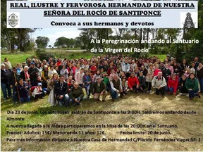 Santiponce peregrinacion andando 2018