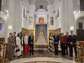 con la bendición de una obra dedicada a la Virgen del Rocío-3