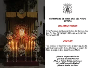 Lucena triduo 2016
