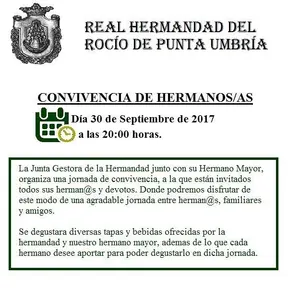 Punta Umbria fiesta convivencia