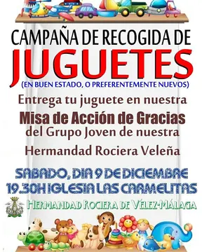 Velez malaga recogida juguetes