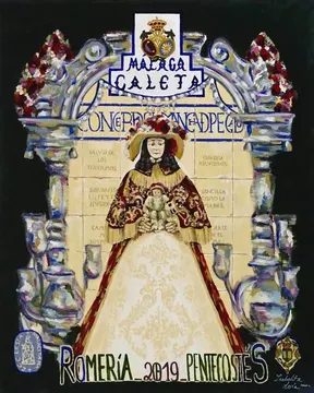 cartel rocio 2019 Malaga la Caleta