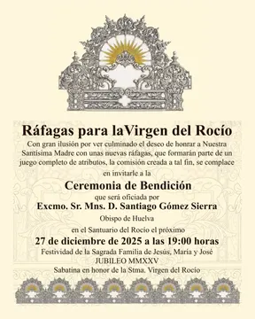 nuevos atributos virgen rocio