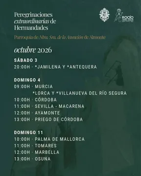 Matriz Peregrinaciones octubre