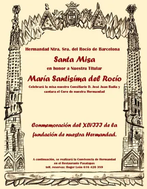 Barcelona Ssanta misa aniversario