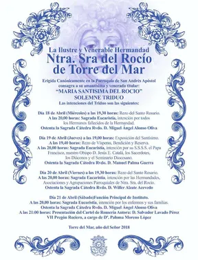 Torre del mar triduo 2018