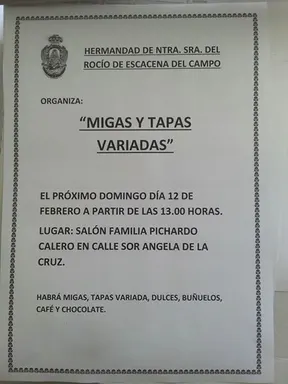 Escacena migas