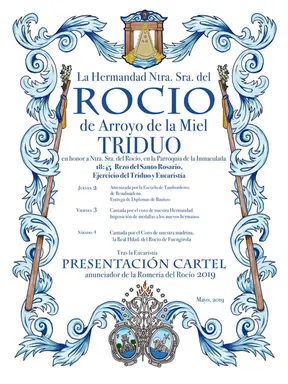 Cartel de arroyo de la miel rocio 2019-1