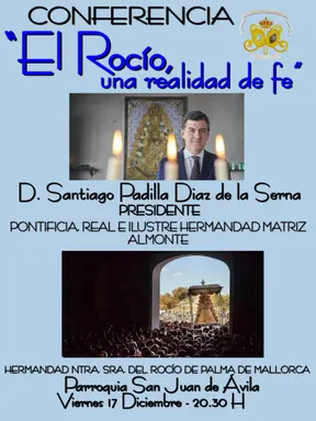 Conferencia Santiago Padilla en rocio palma de mallorca