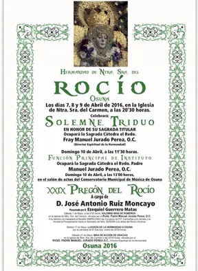 Osuna cultos rocio 2016